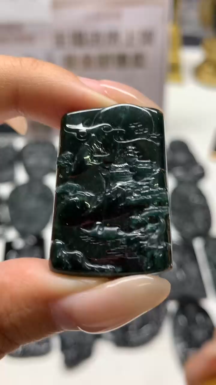 【闪购商品】定制翡翠未镶嵌不退不换CMH1件-A