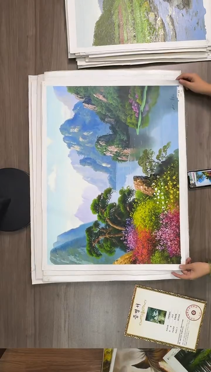 油画【137号】约50*70cm丨朝鲜原创纯手绘孤品油画丨顺丰包邮