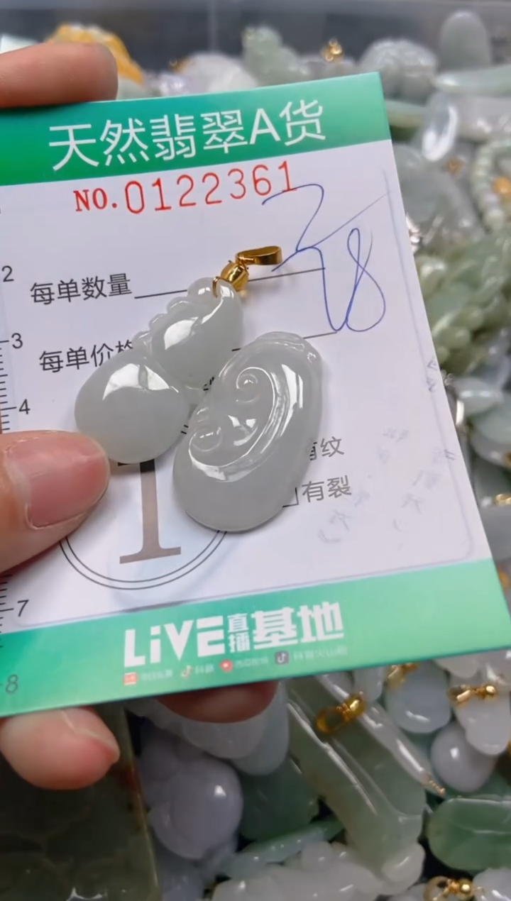 翡翠未镶嵌颈饰闪购0122361