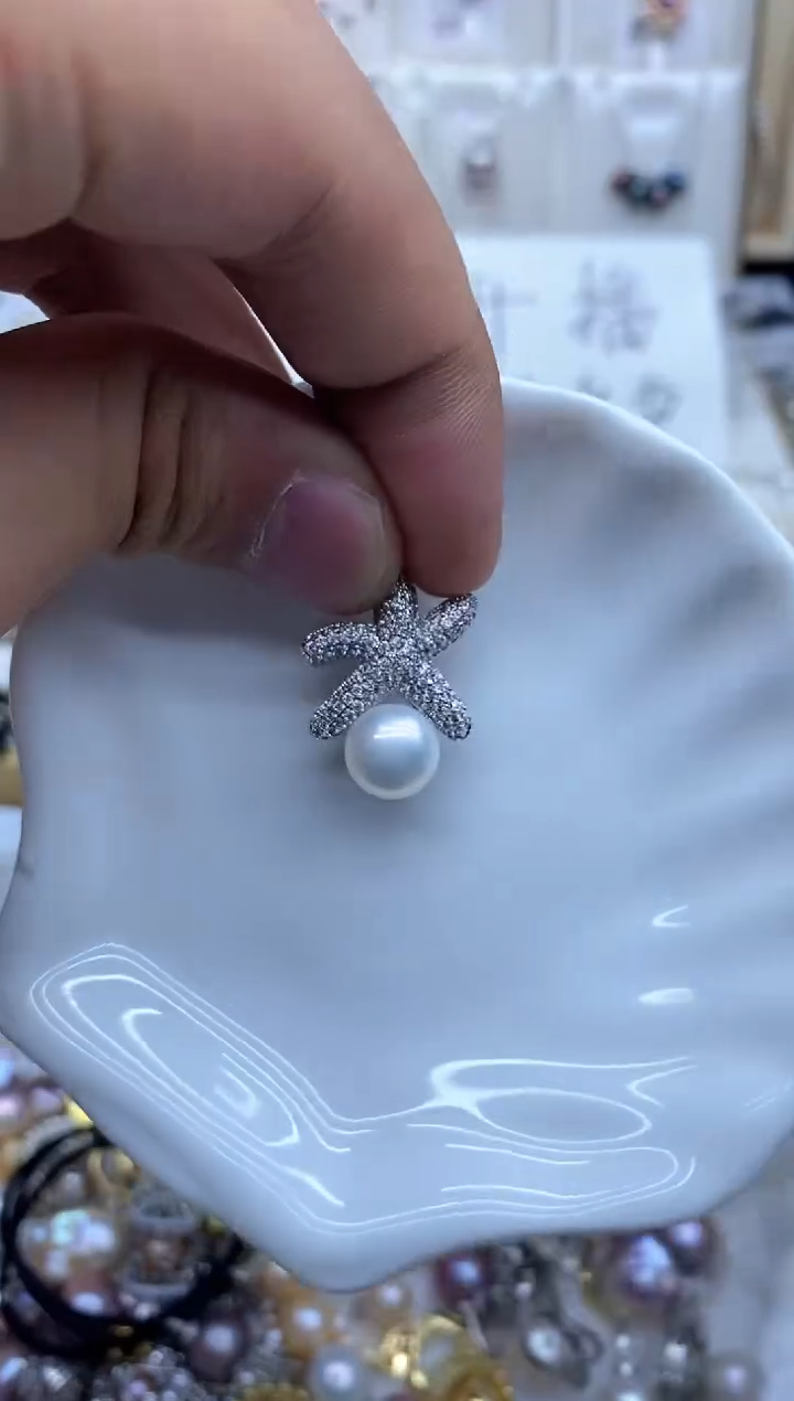 吊坠(不含链)未镶嵌淡水珍珠吊坠多样性发其一