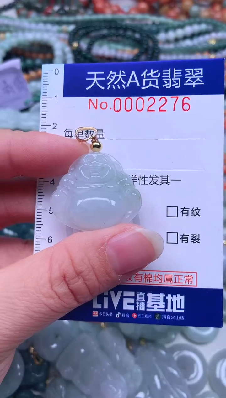 颈饰未镶嵌翡翠天然翡翠