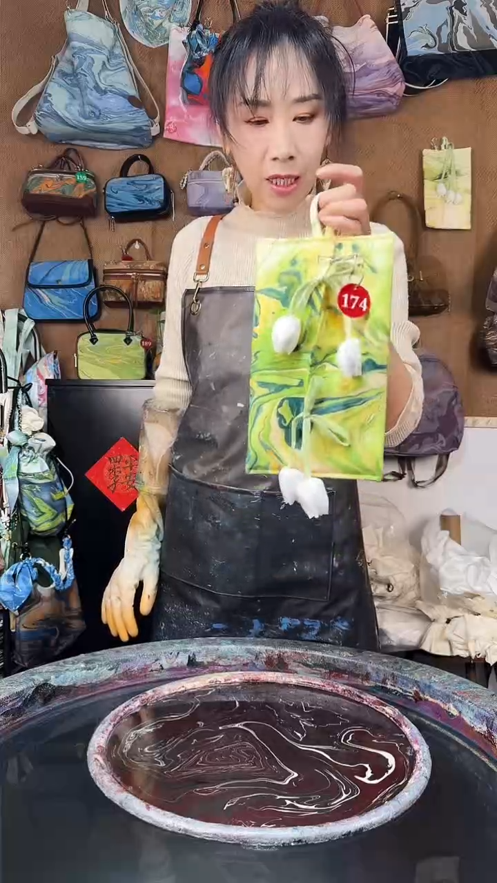 织物糖*丝绸174现场高定纸抽袋/默认微瑕【不退不换】