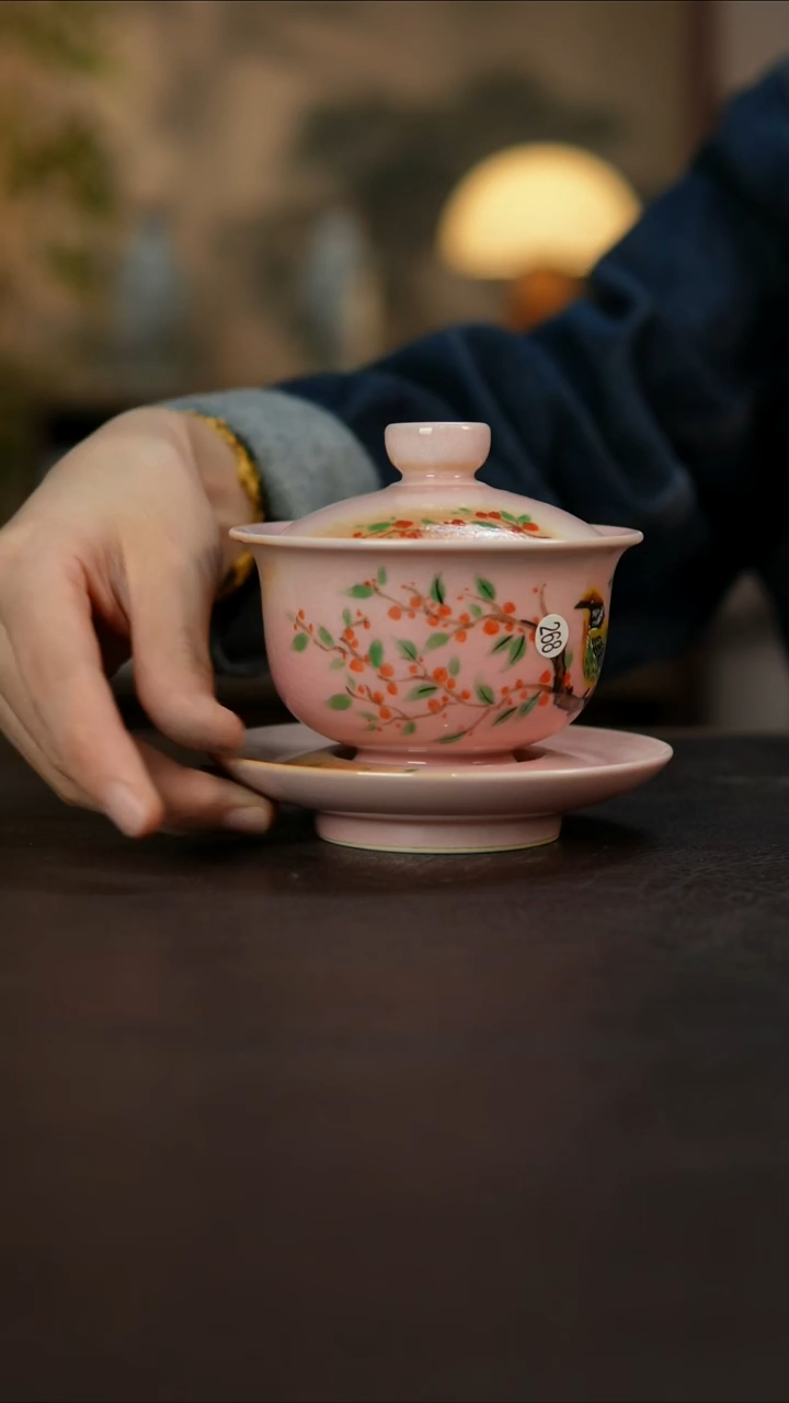 杯景德镇陶瓷杯碗柴烧多人