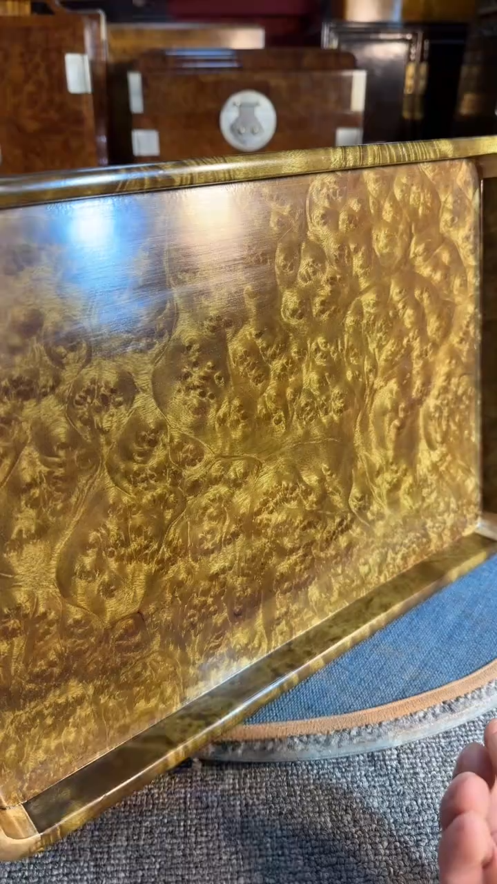 【闪购商品】乌木类成套家具阴沉托盘   s2