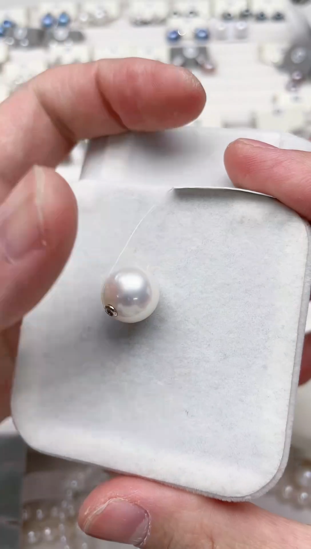 【闪购商品】淡水珍珠吊坠(不含链)银S925镶嵌吊坠