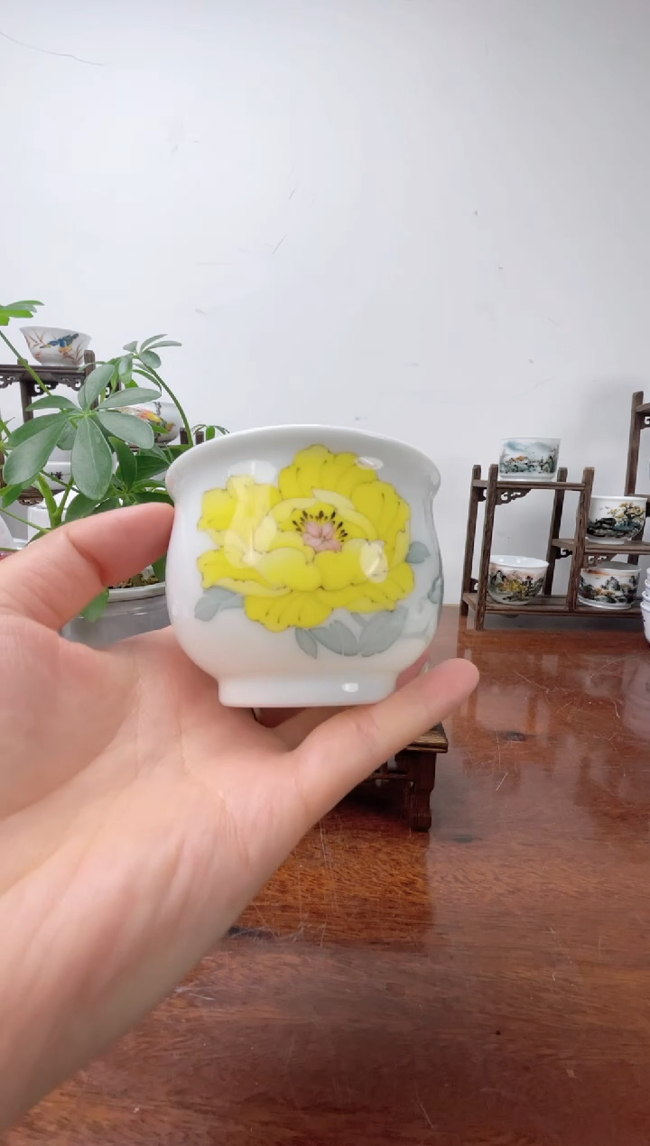 【闪购商品】1醴陵釉下彩高温手绘 主人杯