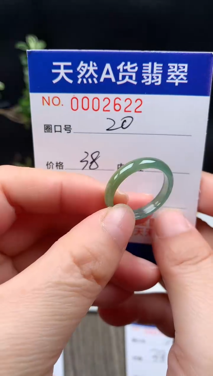 未镶嵌戒指翡翠20#