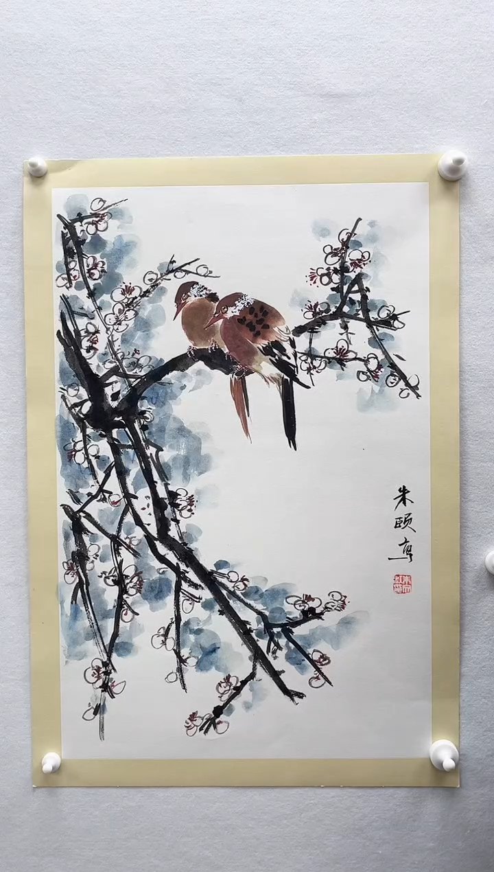 【闪购商品】国画百年湖社-朱文江-花鸟