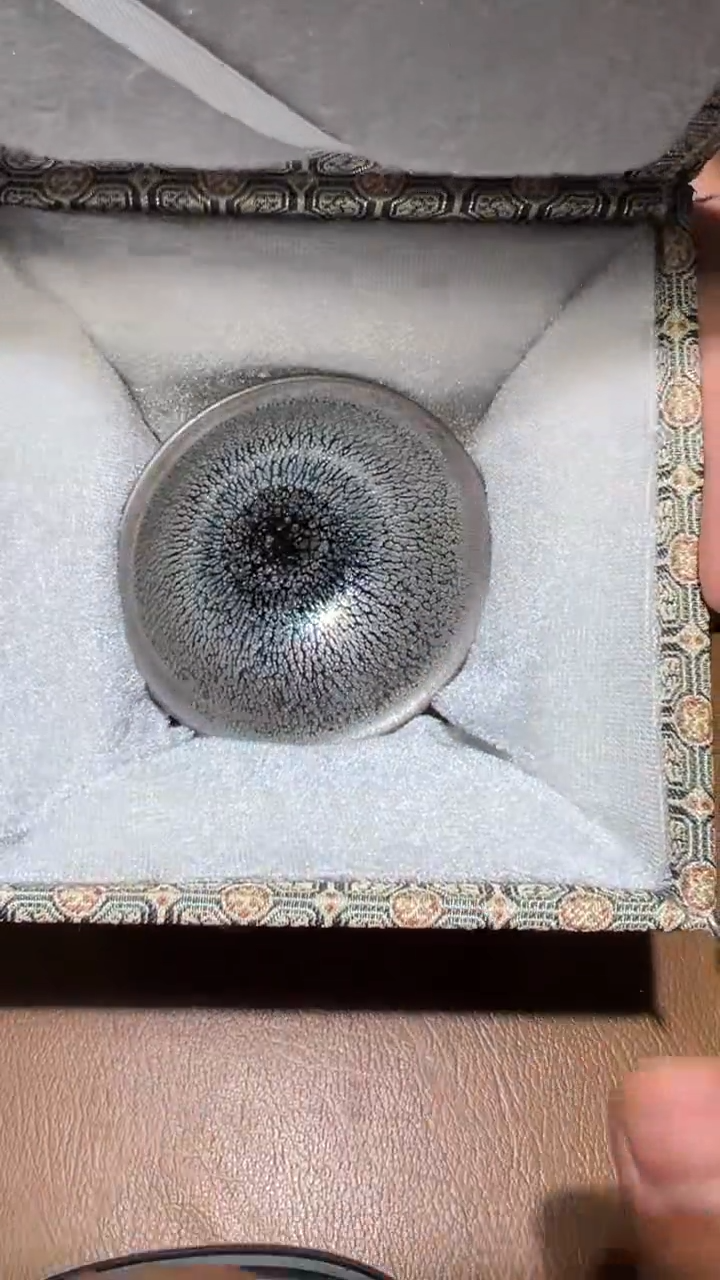 【闪购商品】茶盏名家卢国伟建盏（带证书礼盒）21