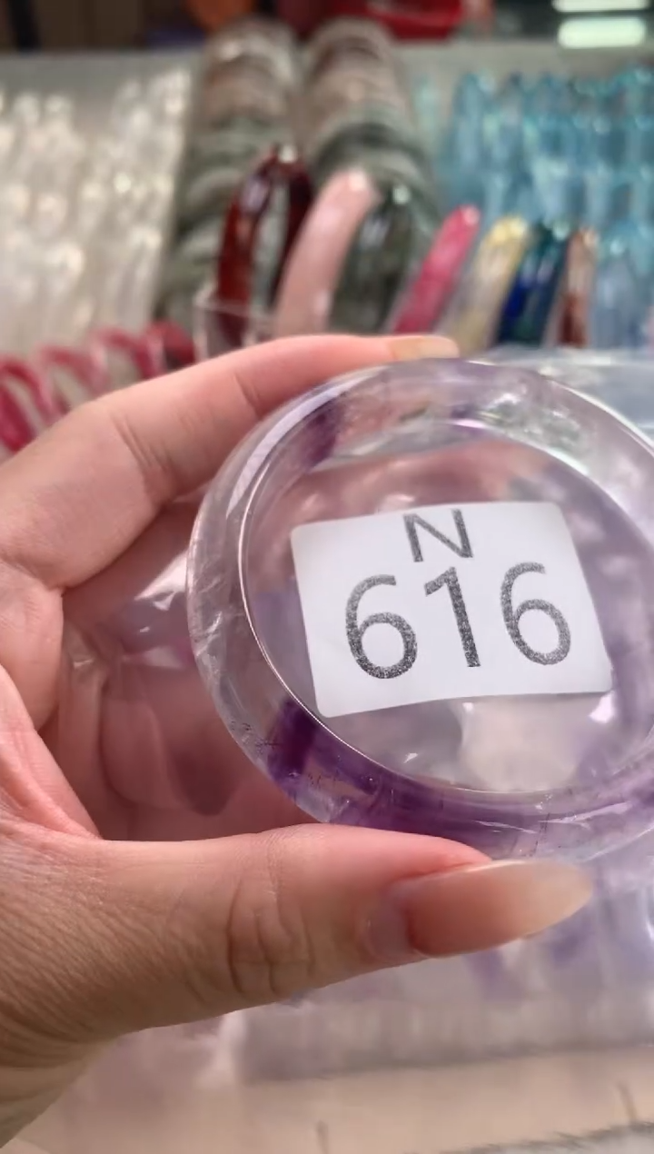 水晶珠宝半成品未镶嵌w****w水晶手镯616-57