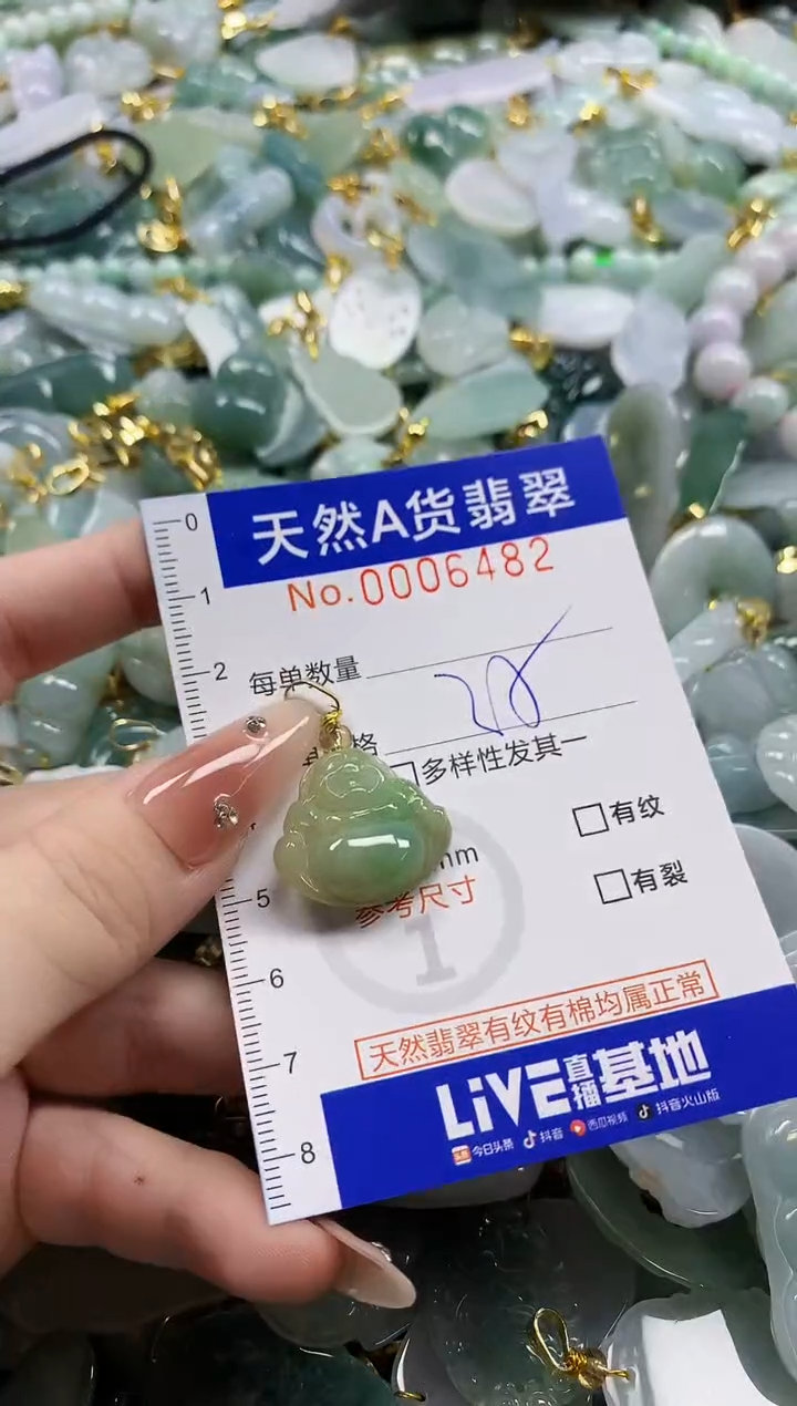 颈饰未镶嵌翡翠天然A货翡翠