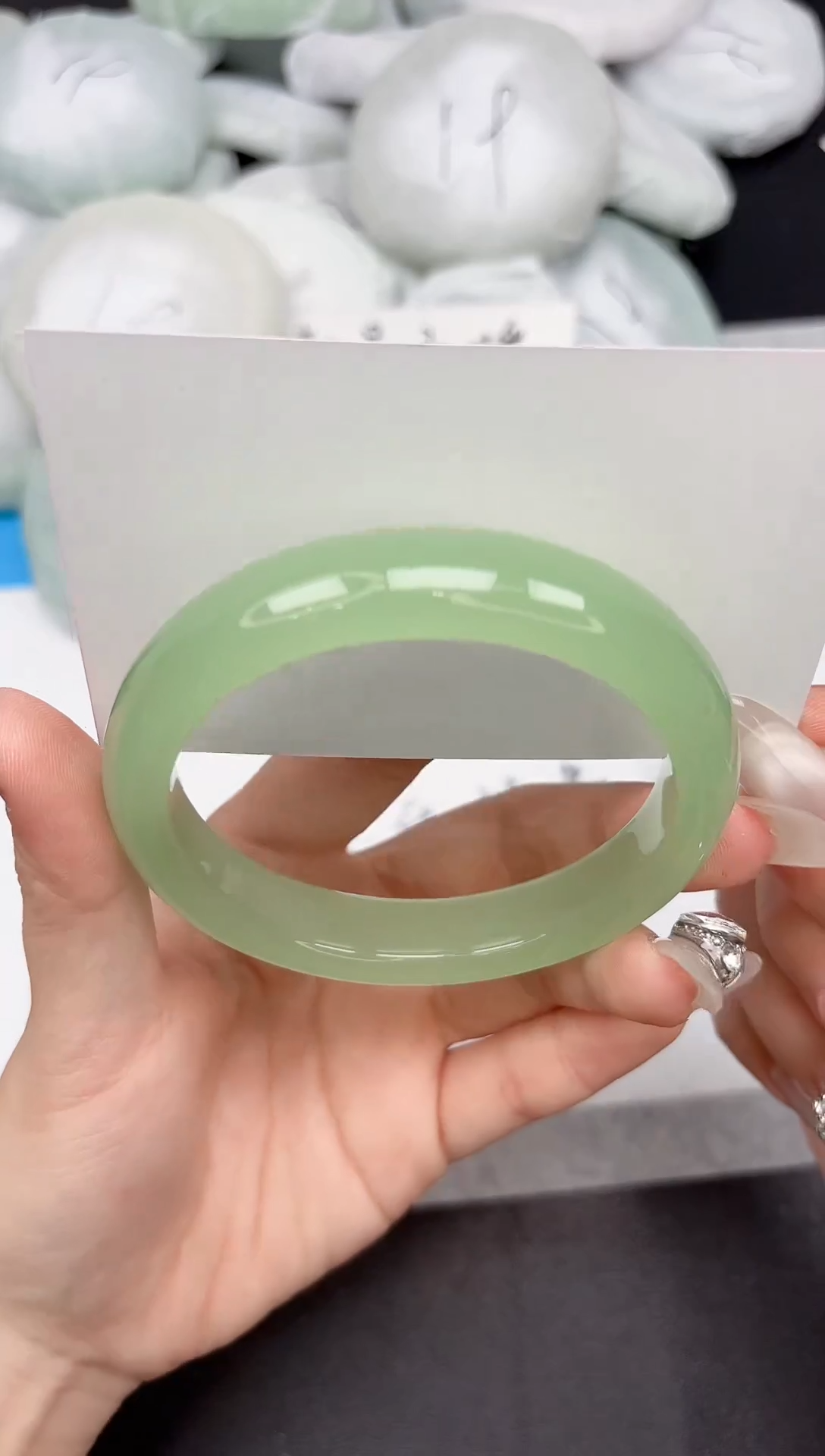 未镶嵌手镯石英质玉161-61-62