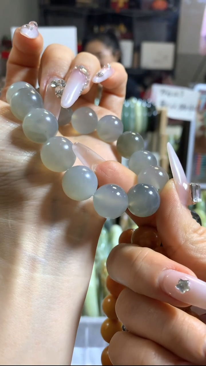 未镶嵌岫玉手串91