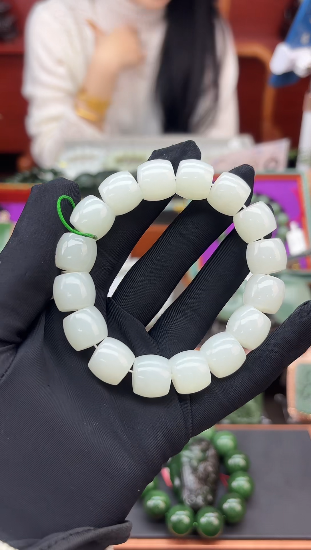 未镶嵌手串和田玉董小姐推荐 多样性发货 拍一发一hs14