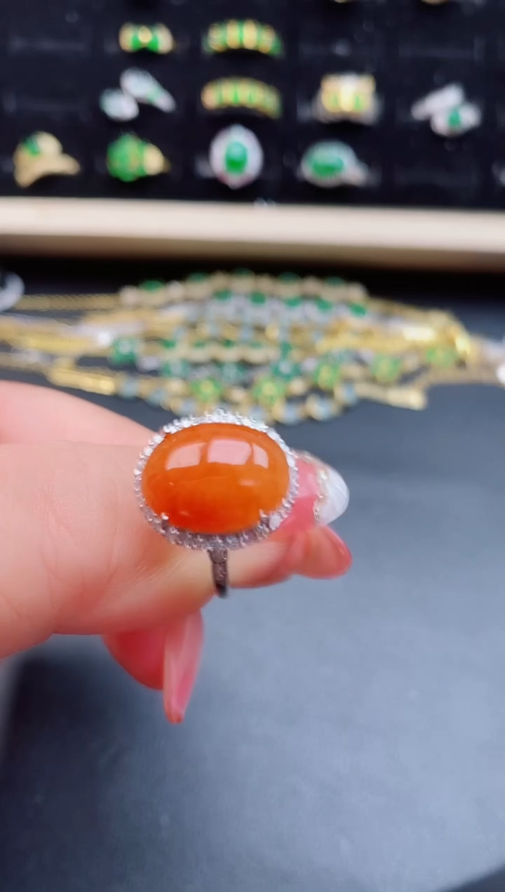 【闪购商品】翡翠戒指银S925镶嵌1212