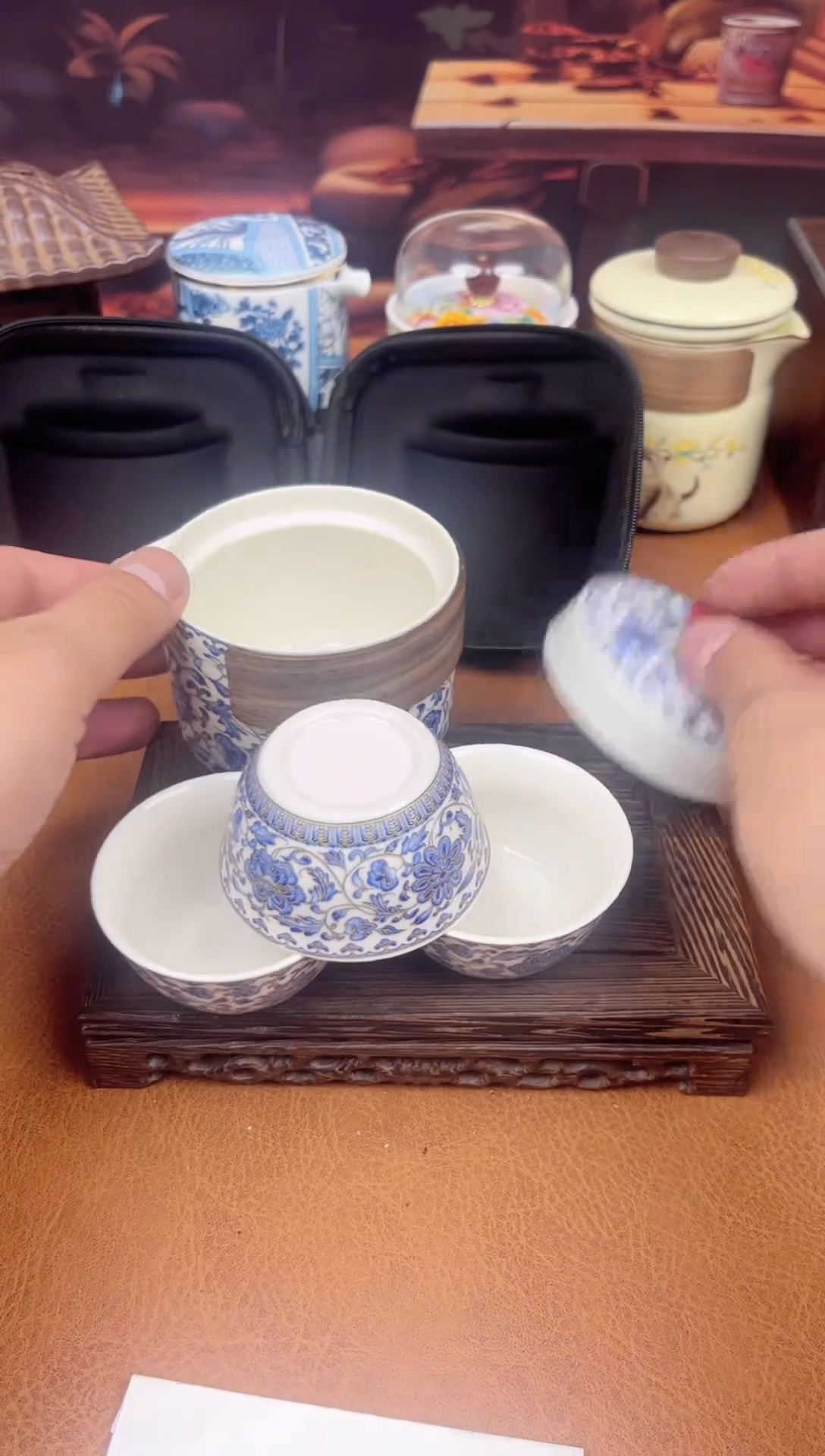 【闪购商品】陶瓷茶具摆件茶叶罐