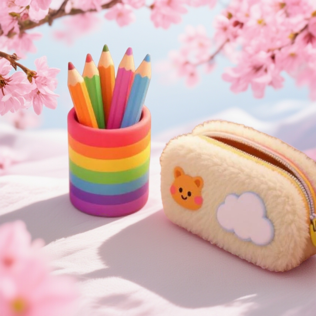 以直播为准，荧光彩色马克文具