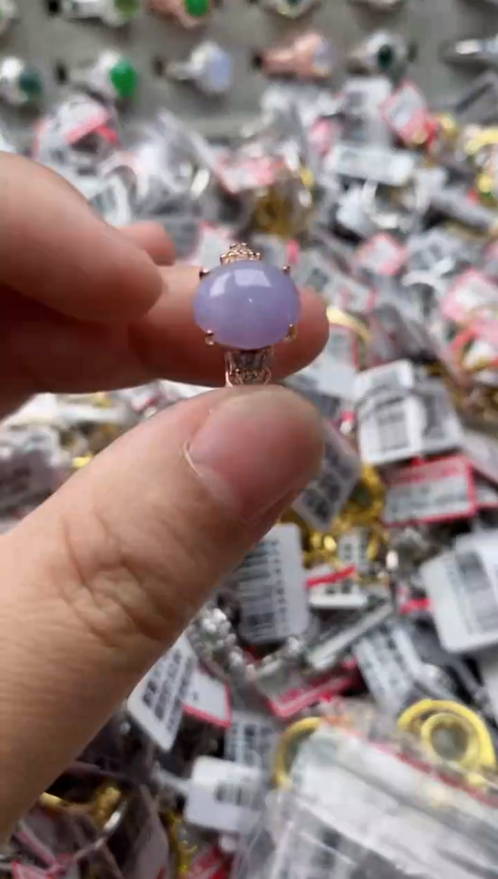 【闪购商品】翡翠戒指银S925镶嵌222222---4