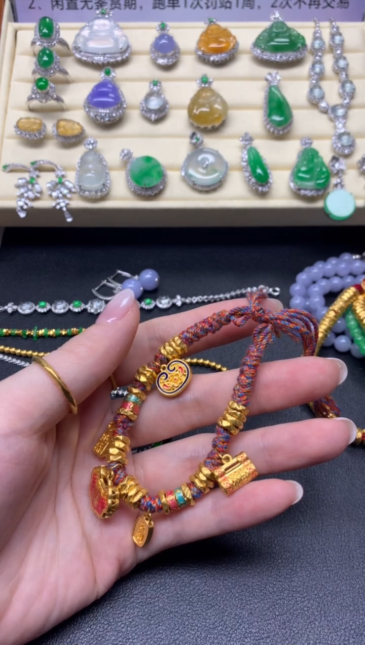 【闪购商品】定制足金手饰手绳|4600