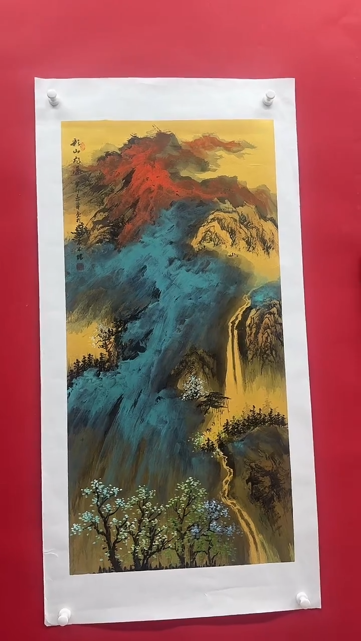 国画画家陆远华纯手绘原作