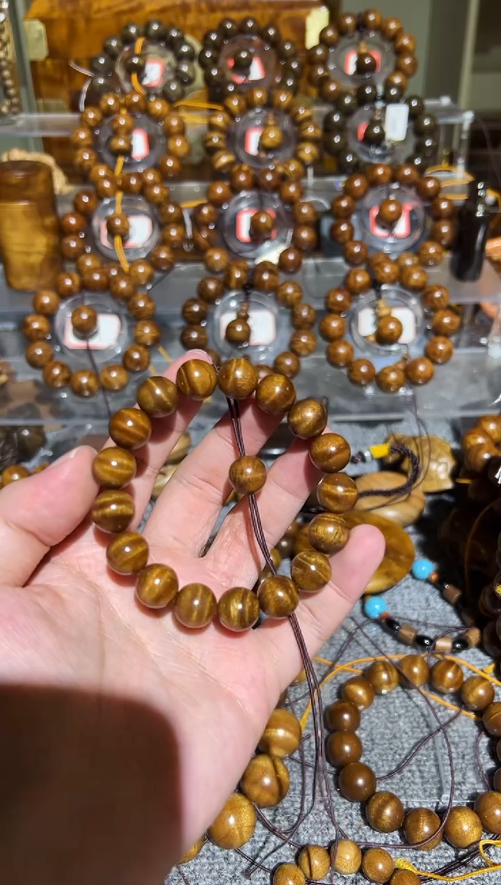 【闪购商品】楠木（金丝楠）手串/手链小叶桢楠水波纹1.2手串