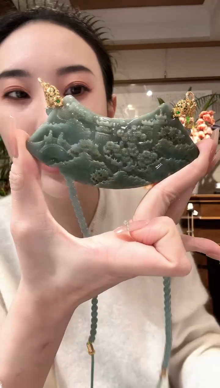 【闪购商品】翡翠颈饰未镶嵌国风