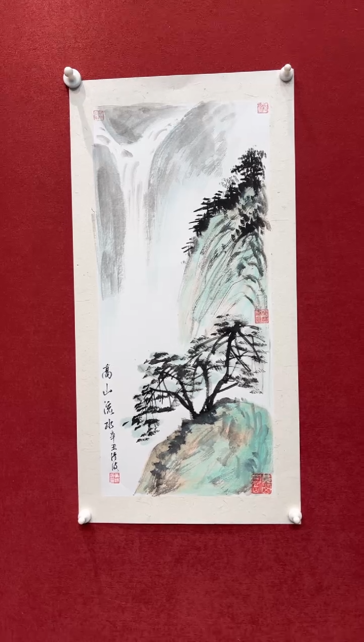 【闪购商品】书法山水-四开四-卡纸