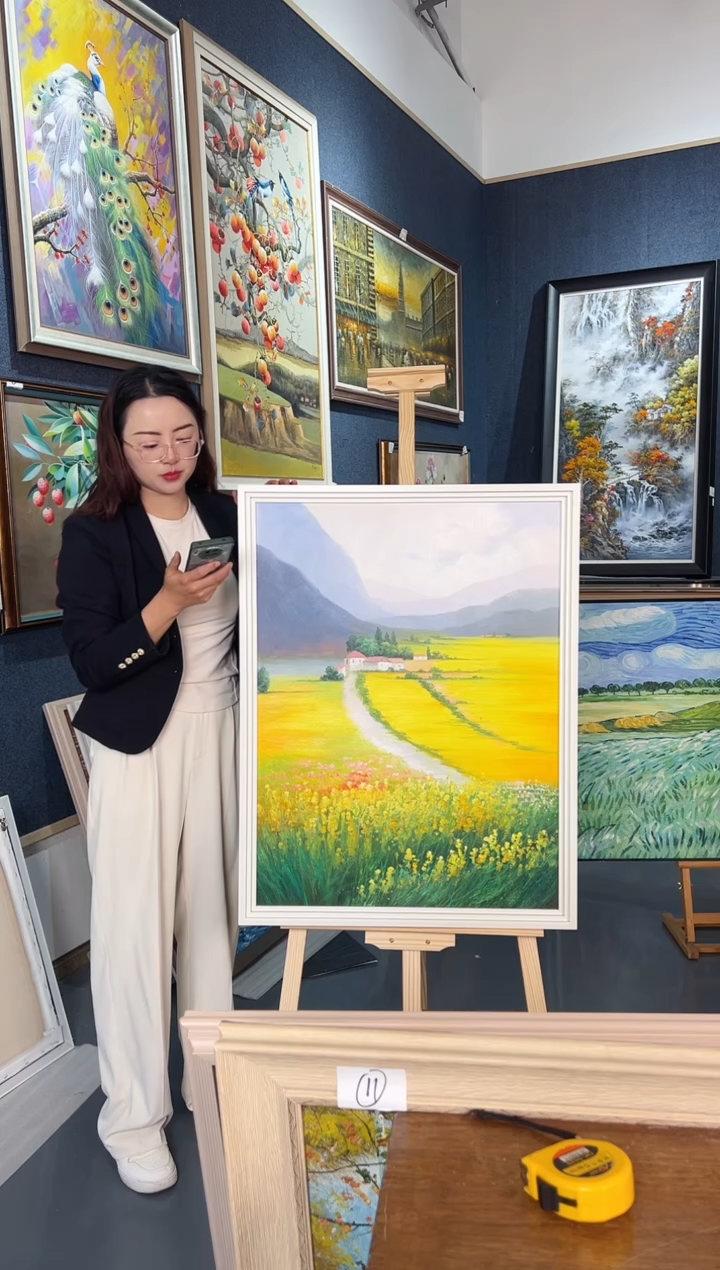 【闪购商品】油画62号油画60*80 油菜花