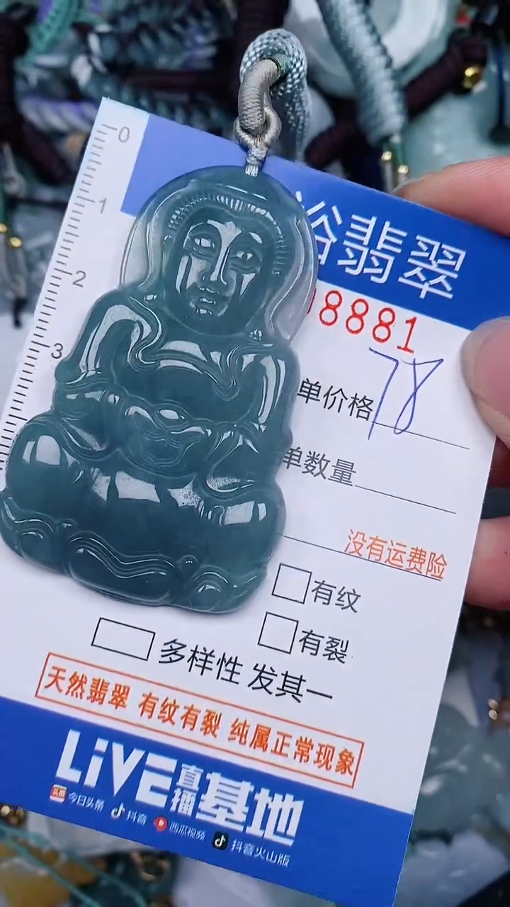翡翠未镶嵌颈饰...0008881
