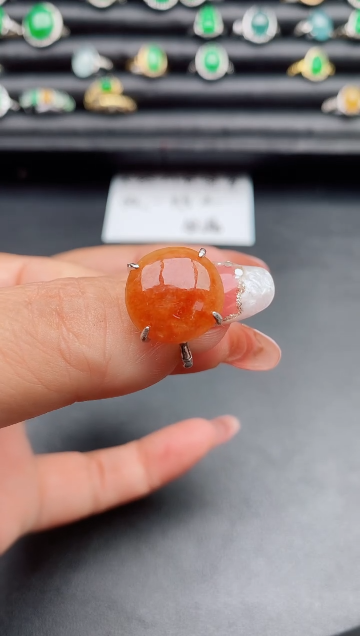 【闪购商品】翡翠戒指银S925镶嵌2132112