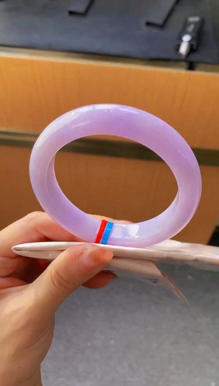 未镶嵌手镯翡翠-K69 圈口57.6 