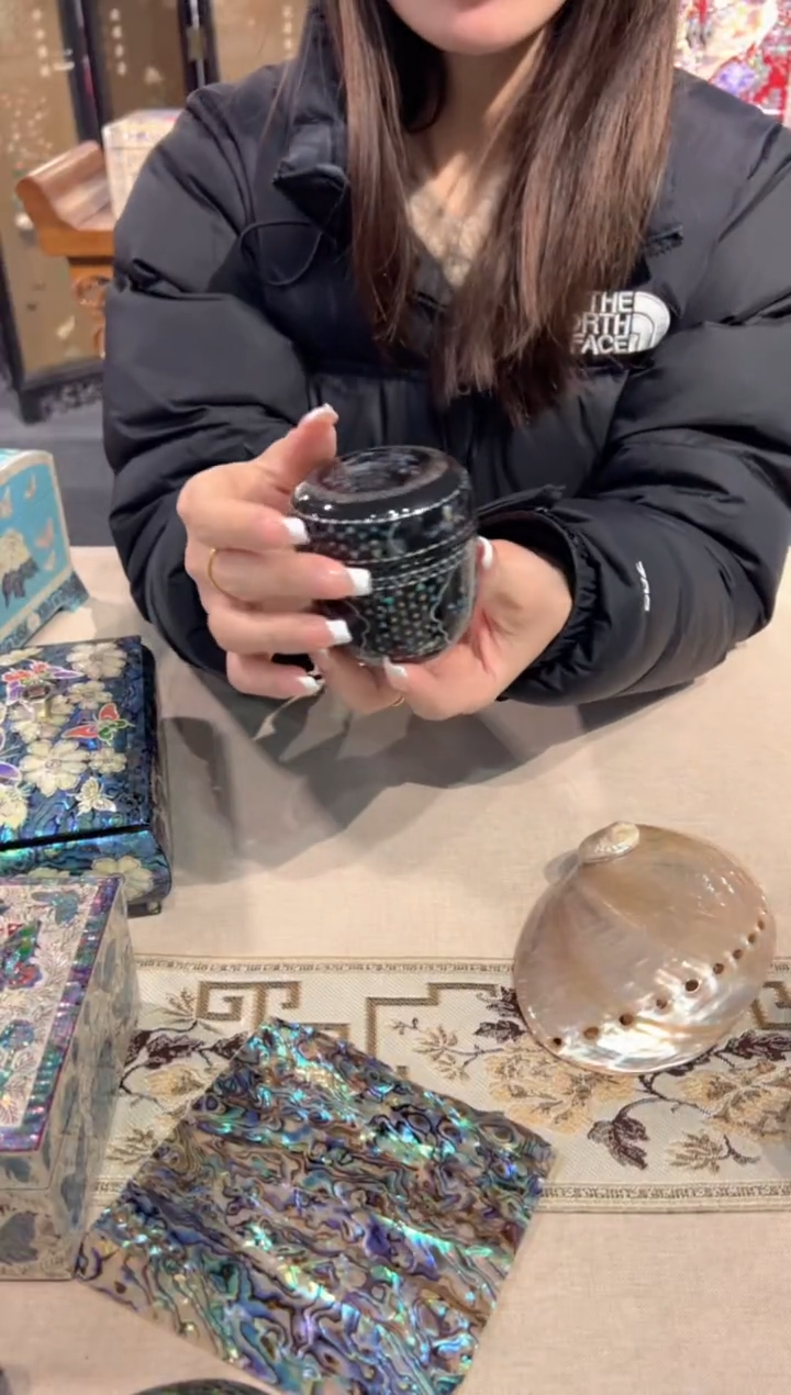 【闪购商品】微瑕老货·弘贝雅螺钿漆器文化馆