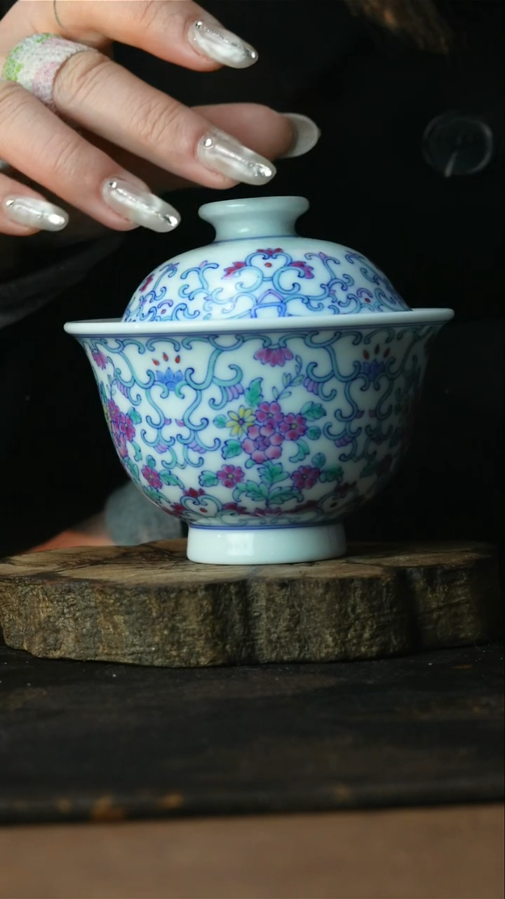 【闪购商品】杯景德镇陶瓷善听斗彩