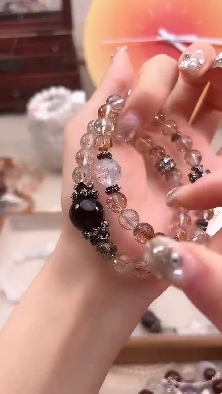 【闪购商品】水晶手链未镶嵌多样性发货发其一颜色微差