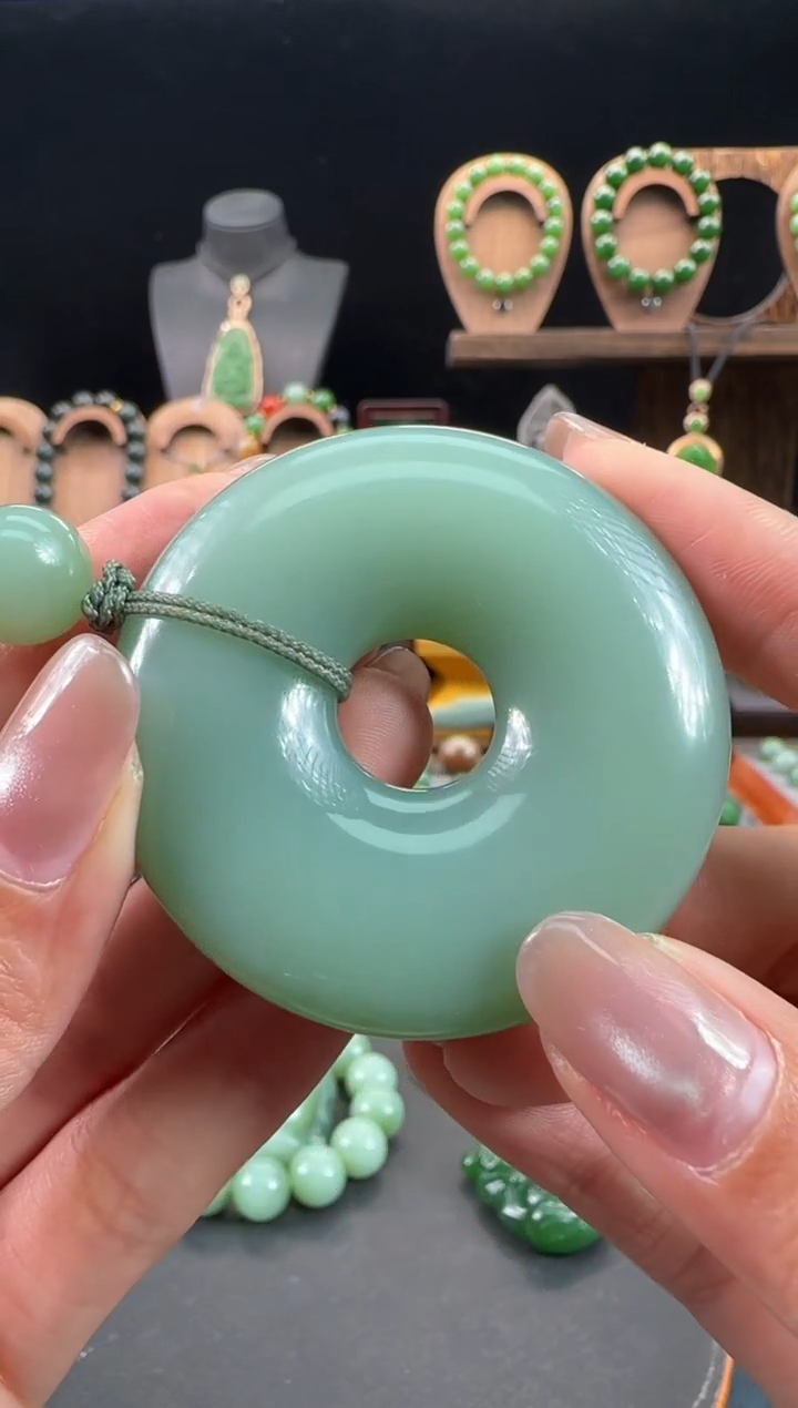 【闪购商品】和田玉（碧玉）吊坠未镶嵌1