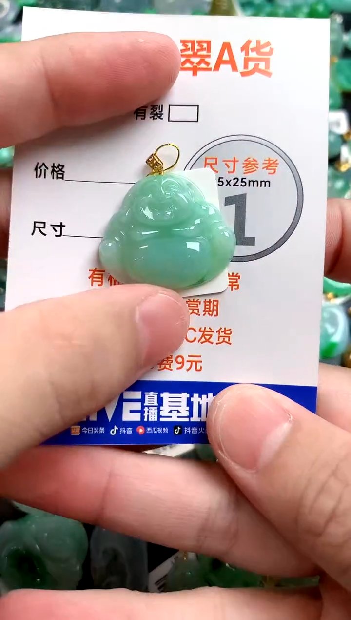 颈饰18K金镶嵌翡翠0449831119