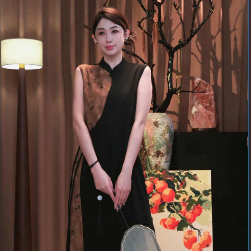 壹木舒适大气慵懒袍子