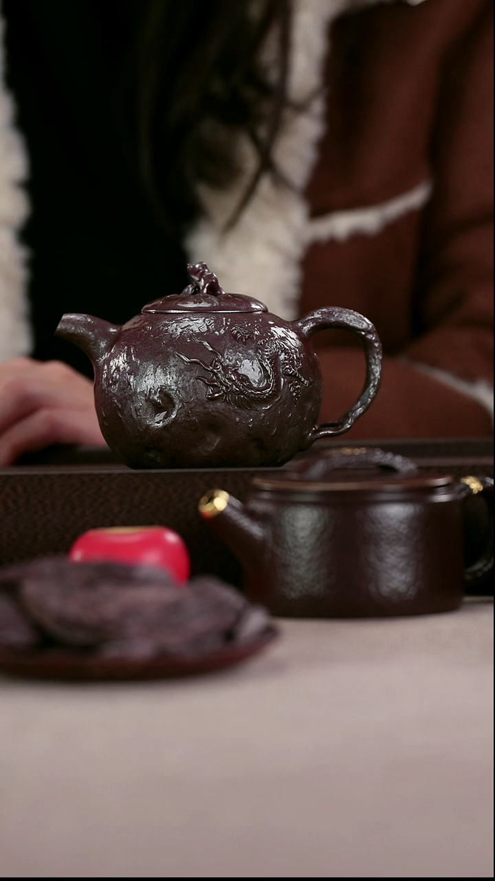 茶壶紫砂窑宝体验款“隐龙”供春