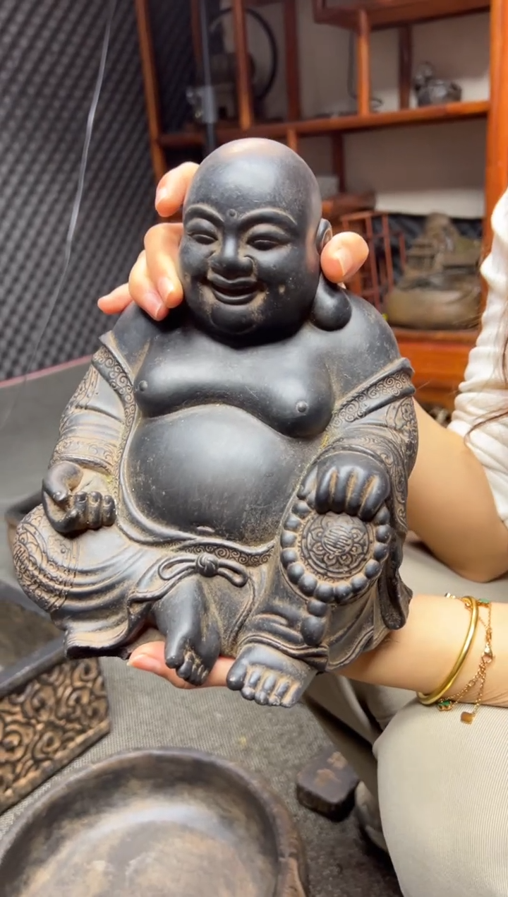 陶土【火山泥】大肚佛