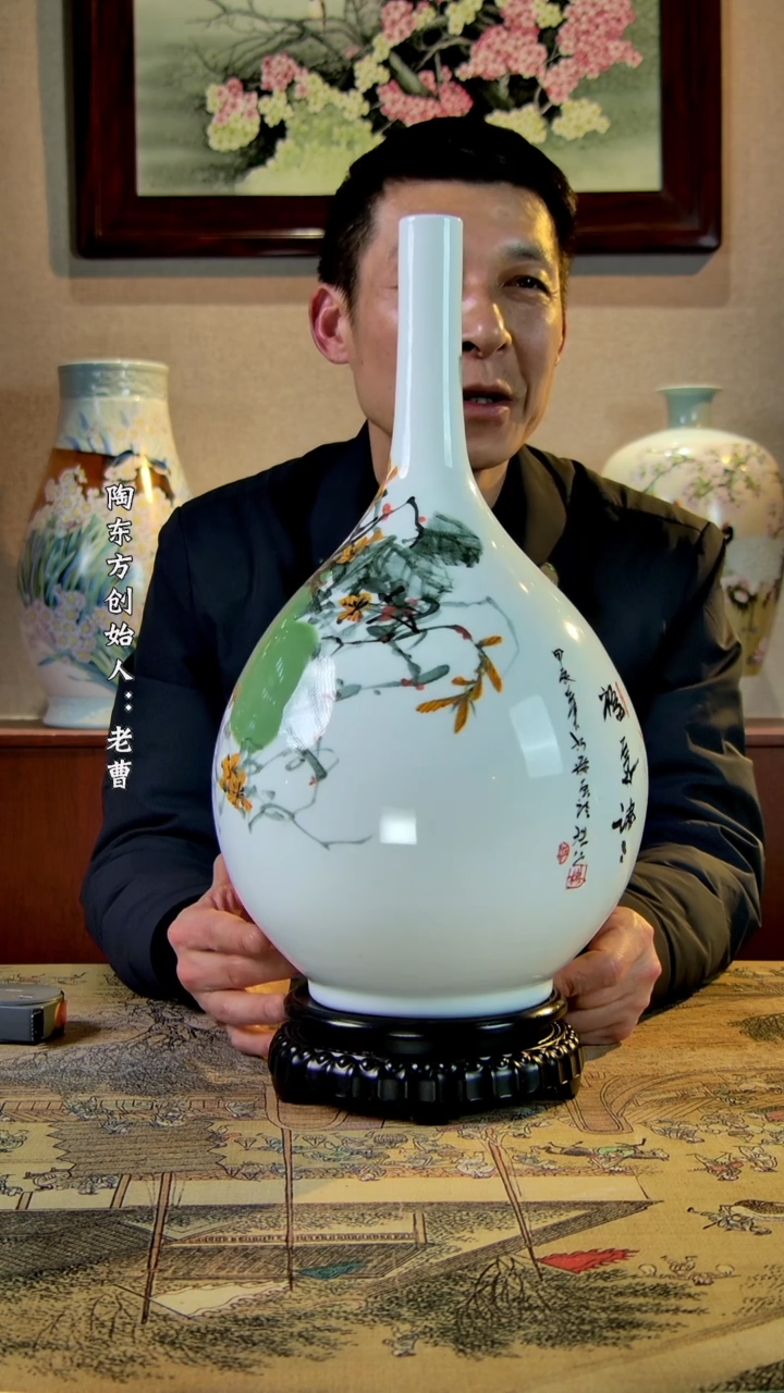 【闪购商品】其他景德镇陶东方陶瓷艺术作品花瓶瓷板画摆件