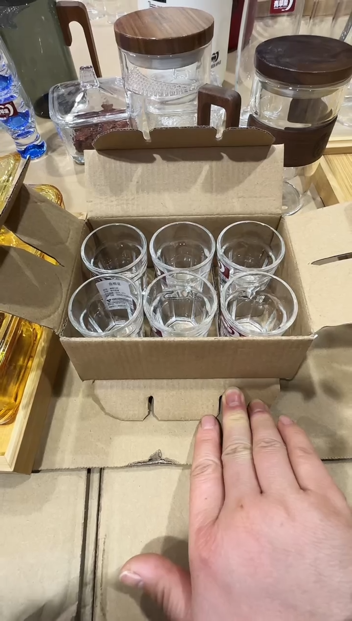 【闪购商品】水晶玻璃无盖款青苹果闪购价*6