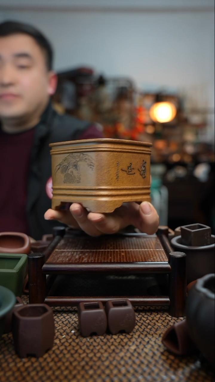 【闪购商品】紫砂花盆長木軒精品紫砂