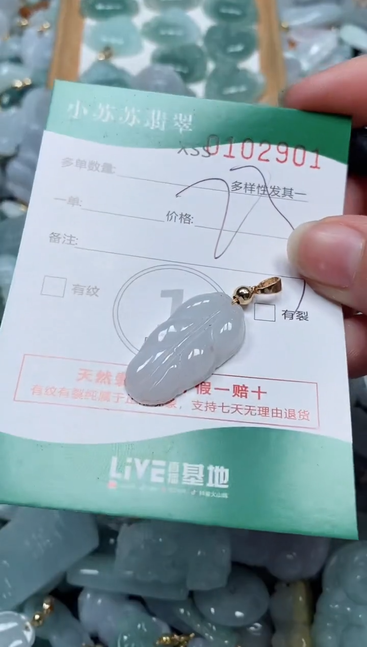 【闪购商品】翡翠颈饰未镶嵌闪购商品0102901