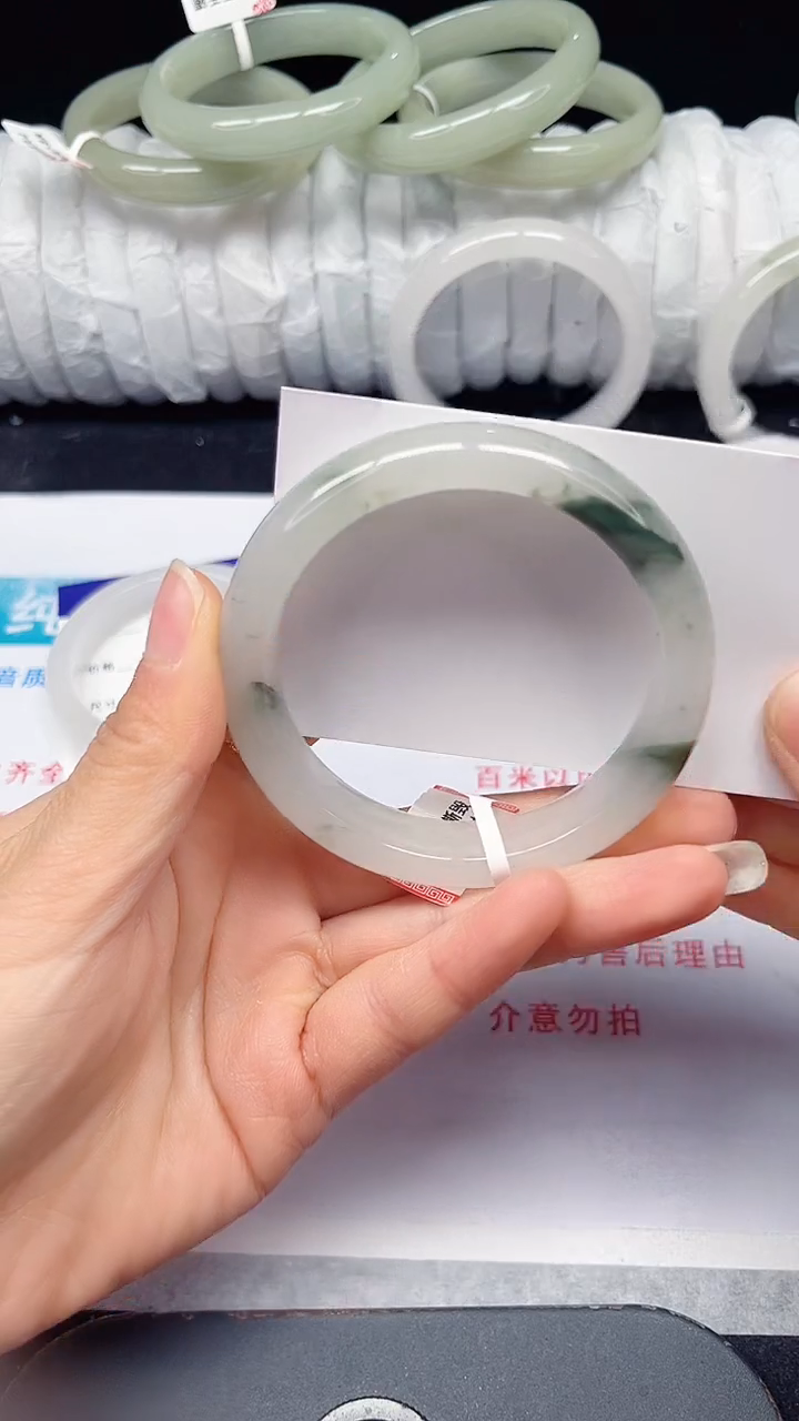 未镶嵌手镯石英质玉304-56/57