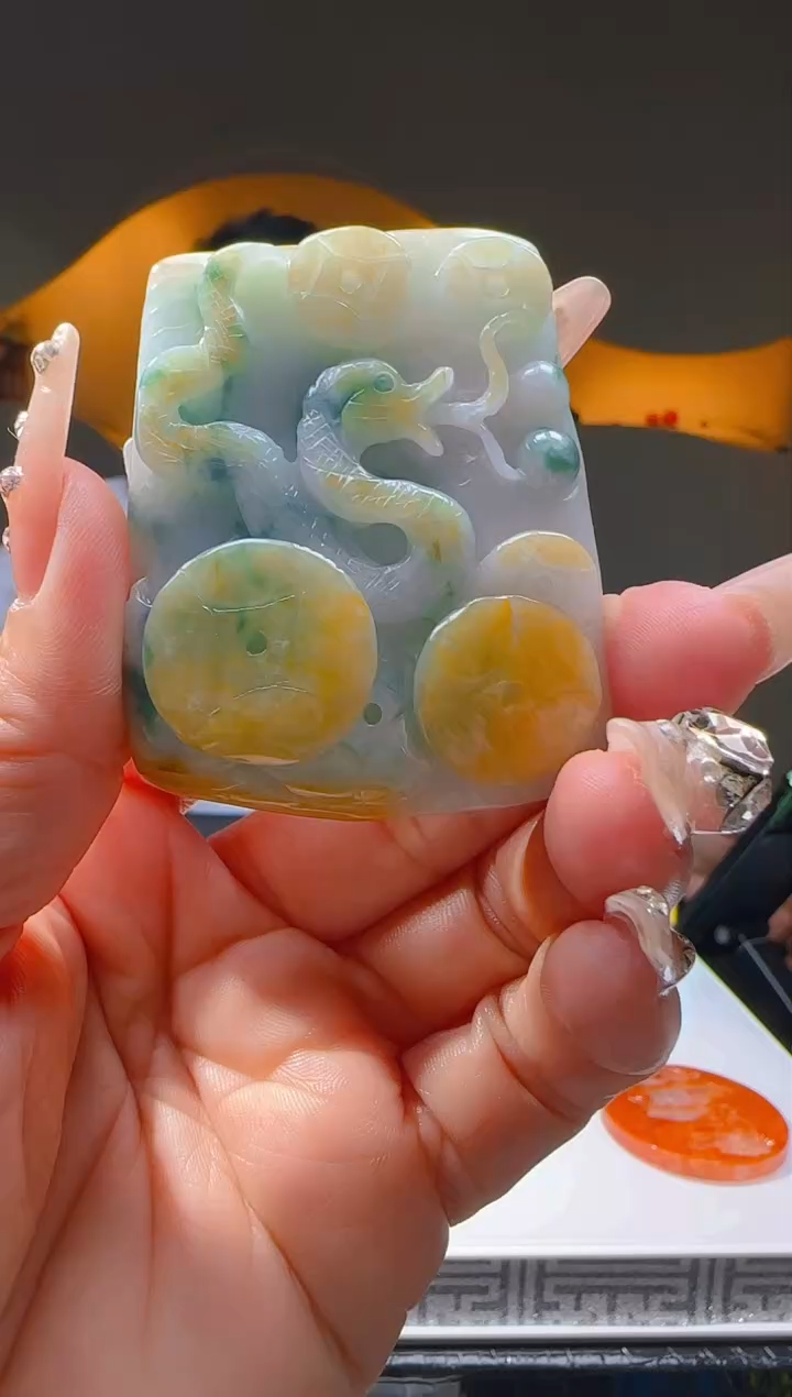 【闪购商品】定制翡翠未镶嵌Q03303翡翠毛货