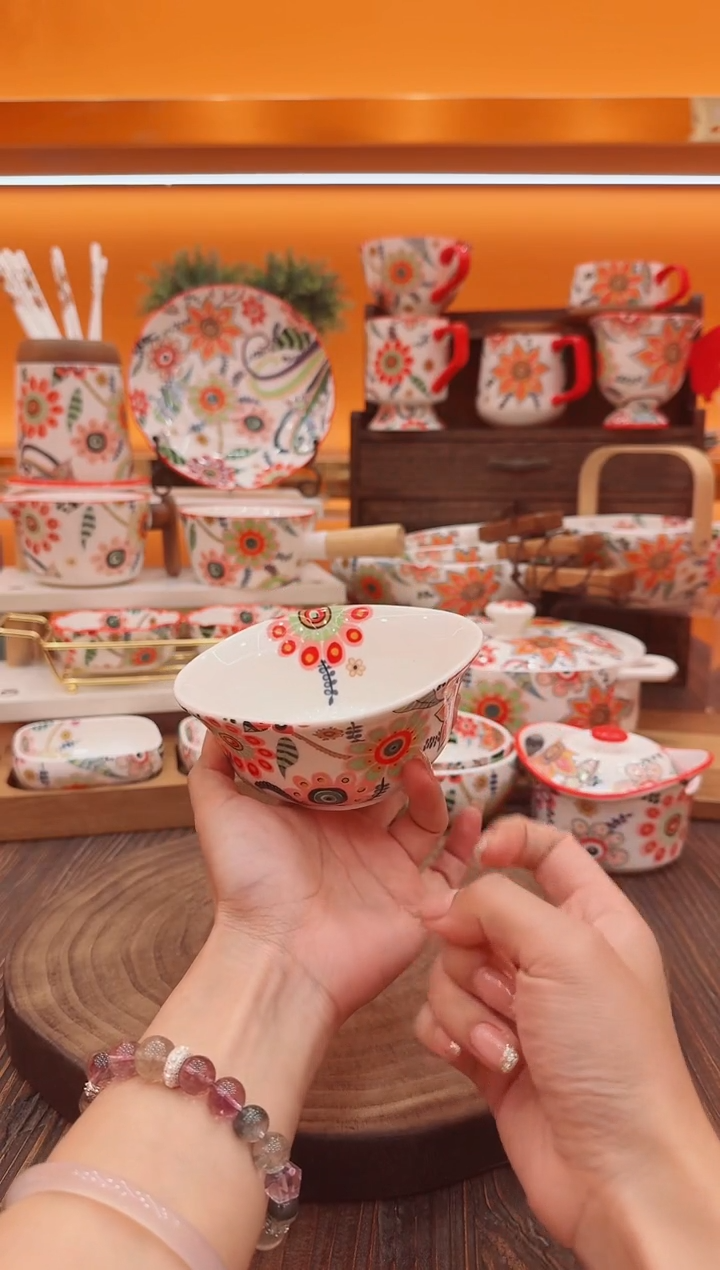 罐景德镇陶瓷手工碗