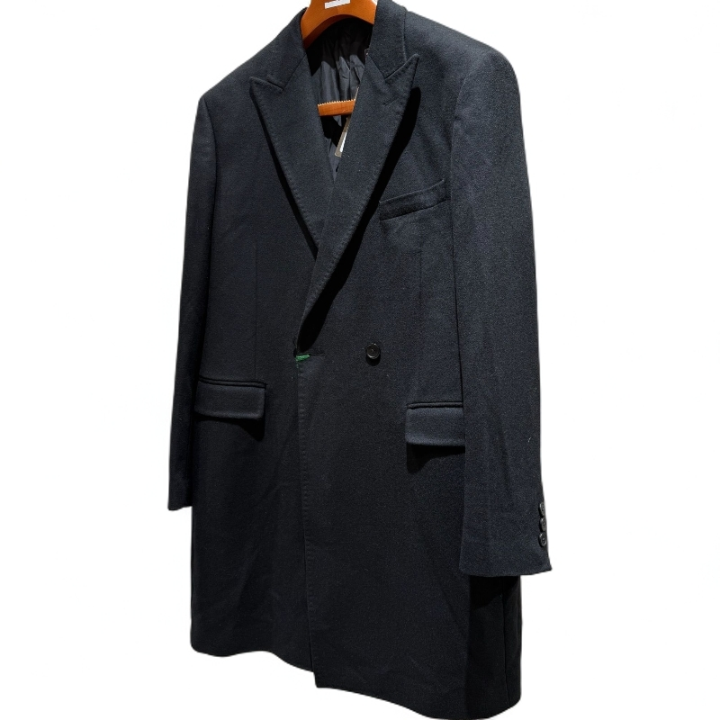 Y05-10*雅派家秋冬男士羊毛大衣 商务休闲长款黑色西戗驳领大衣
