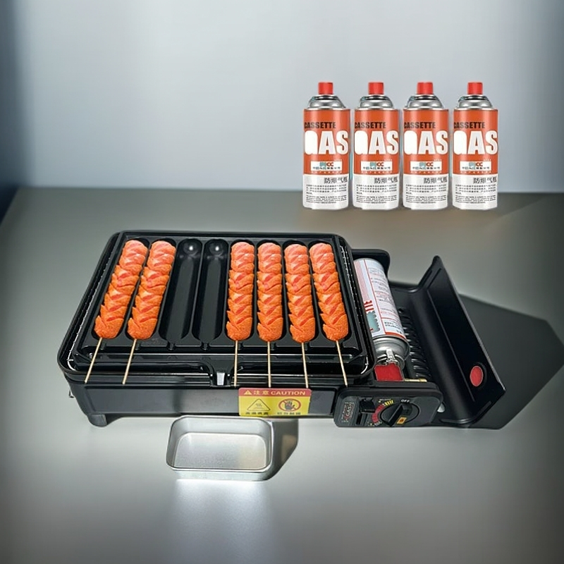 【主播同款】摆摊商用煎淀粉肠炉热狗脆皮烤肠机摆摊燃气便携卡式炉