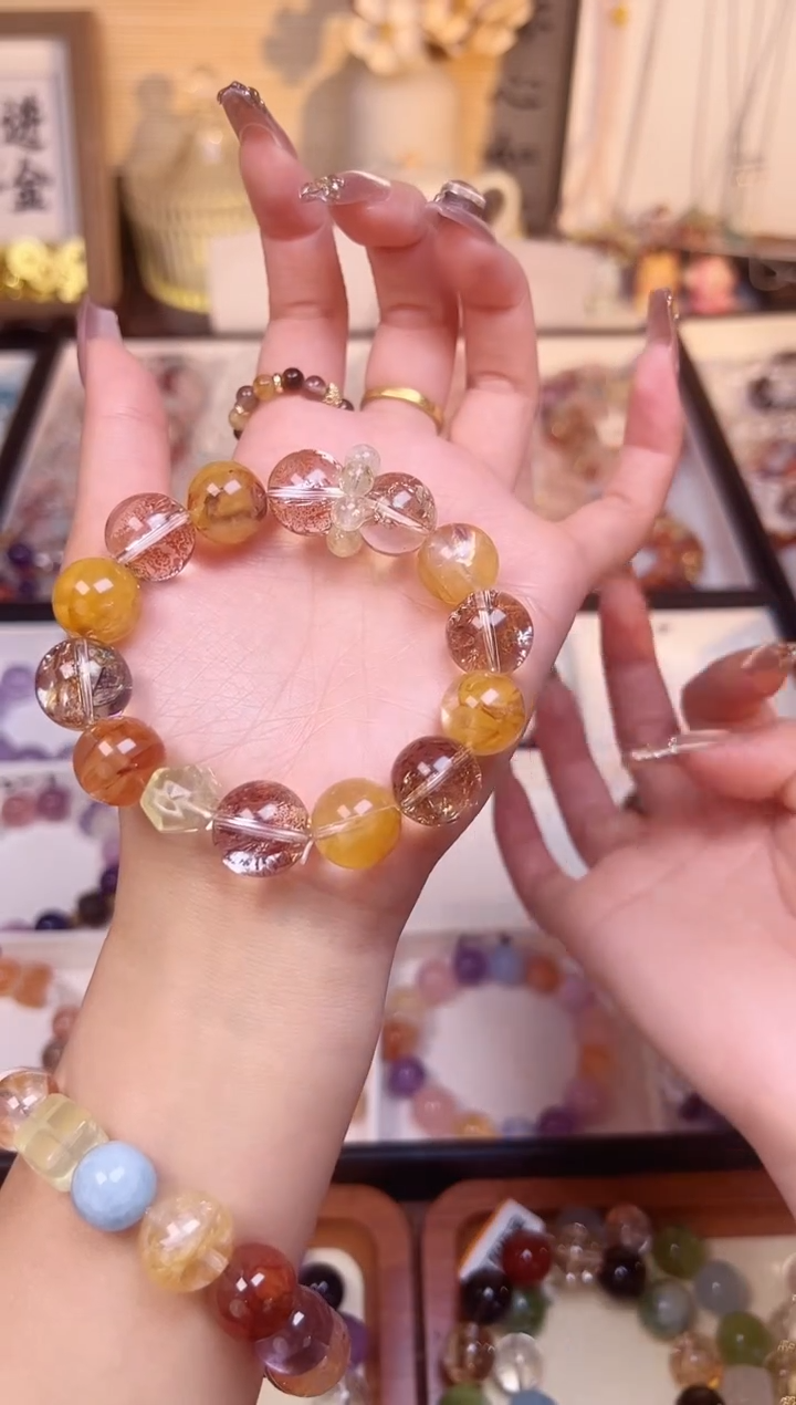 未镶嵌手串水晶暴富新款