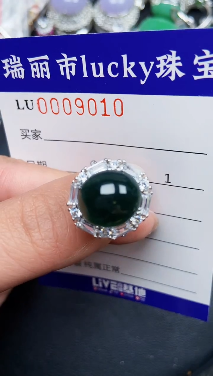 【闪购商品】翡翠颈饰银S925镶嵌9010